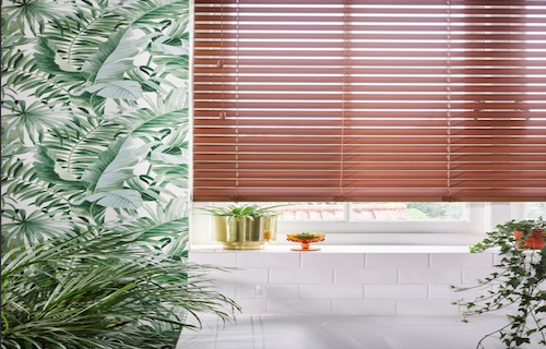 wooden blinds